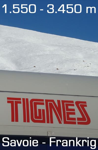 Tignes, Val d'Isre Frankrig